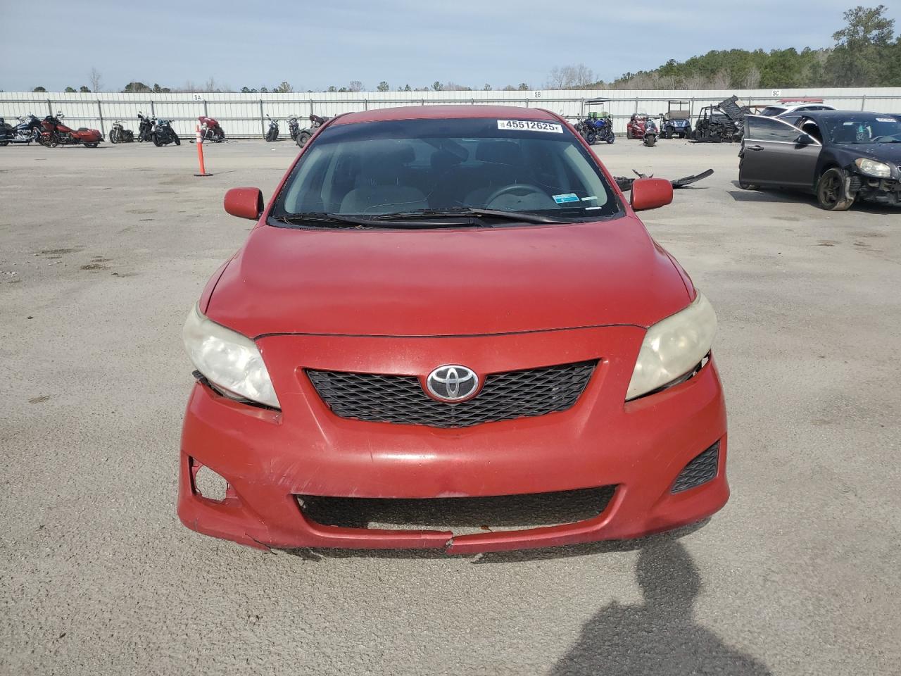 2009 Toyota Corolla VIN JTDBL40E89J040854 Copart auction photo, front end damage thumbnail 5