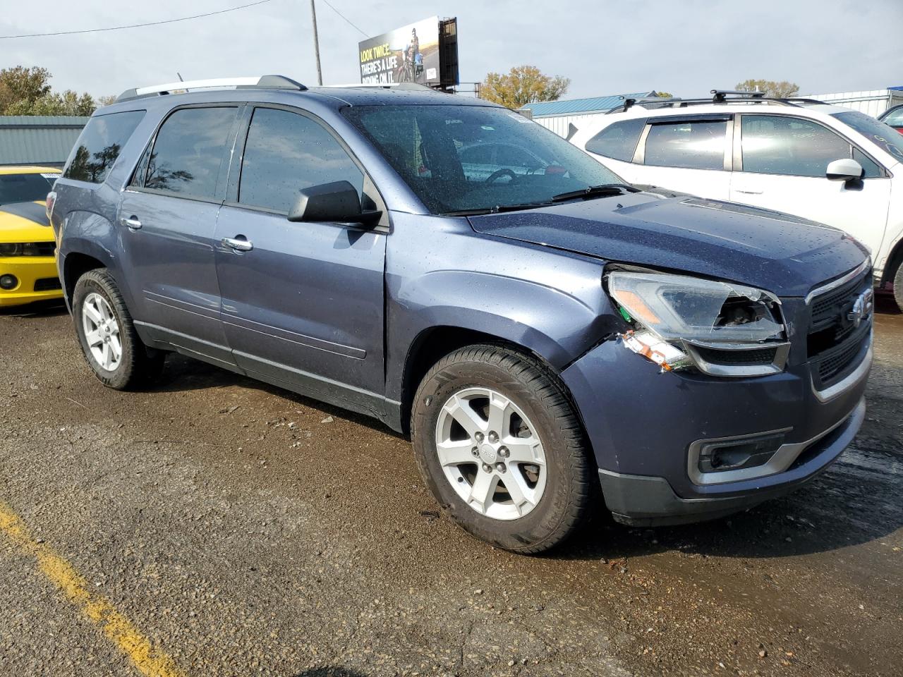 2013 GMC Acadia VIN 1GKKRPKD7DJ175633 Copart auction photo, front end / minor dent/scratches damage thumbnail 4