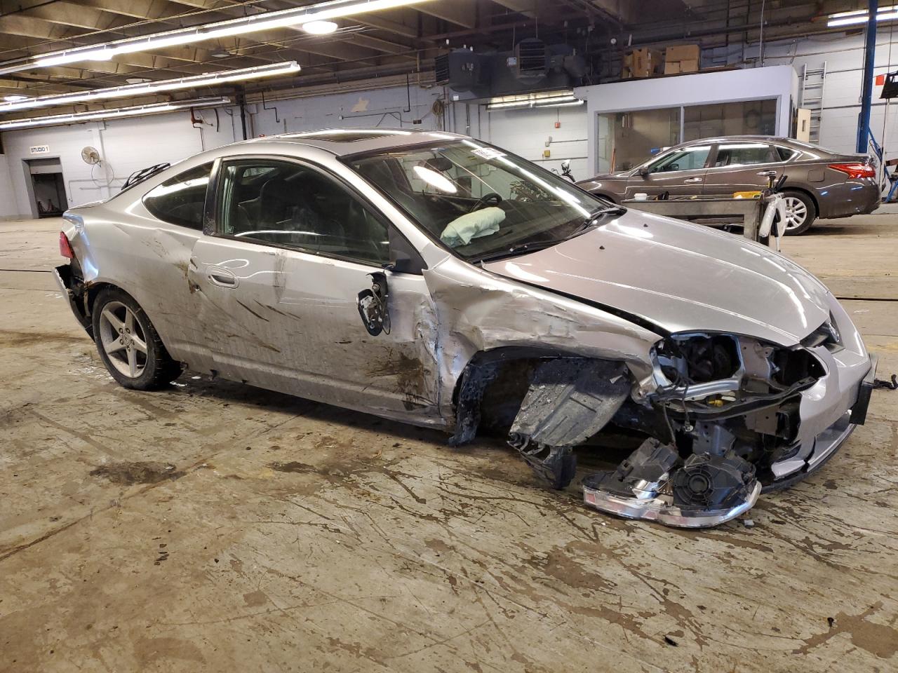2004 Acura RSX VIN JH4DC53894S014186 Copart auction photo, side / front end damage thumbnail 4