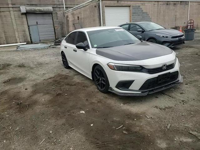 2022 Honda Civic VIN 2HGFE2F51NH602601 Copart auction photo, rear end / side damage thumbnail 10