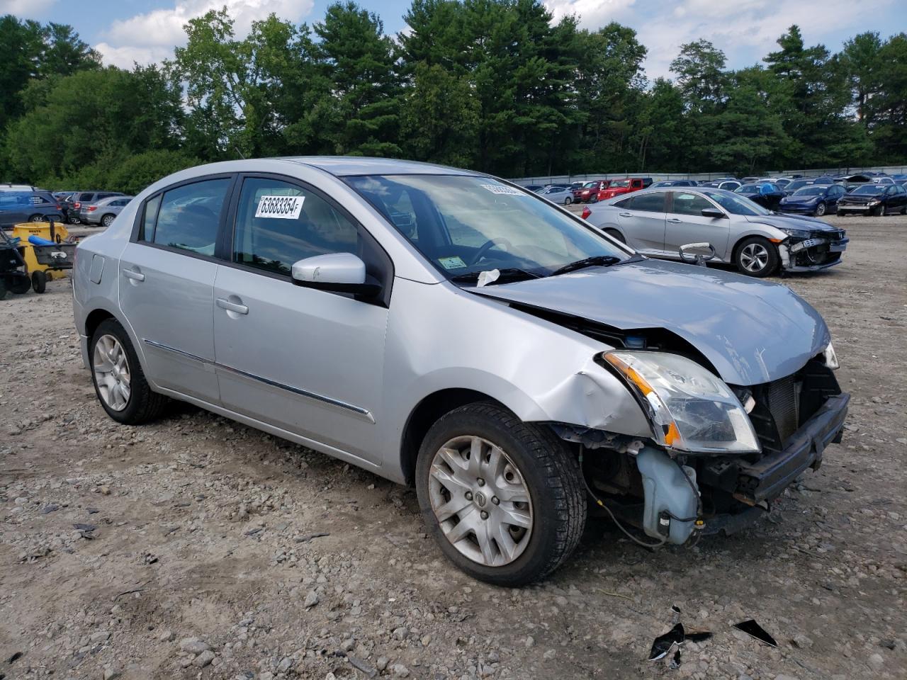 2010 Nissan Sentra VIN 3N1AB6AP5AL644923 Copart auction photo, front end / minor dent/scratches damage thumbnail 4