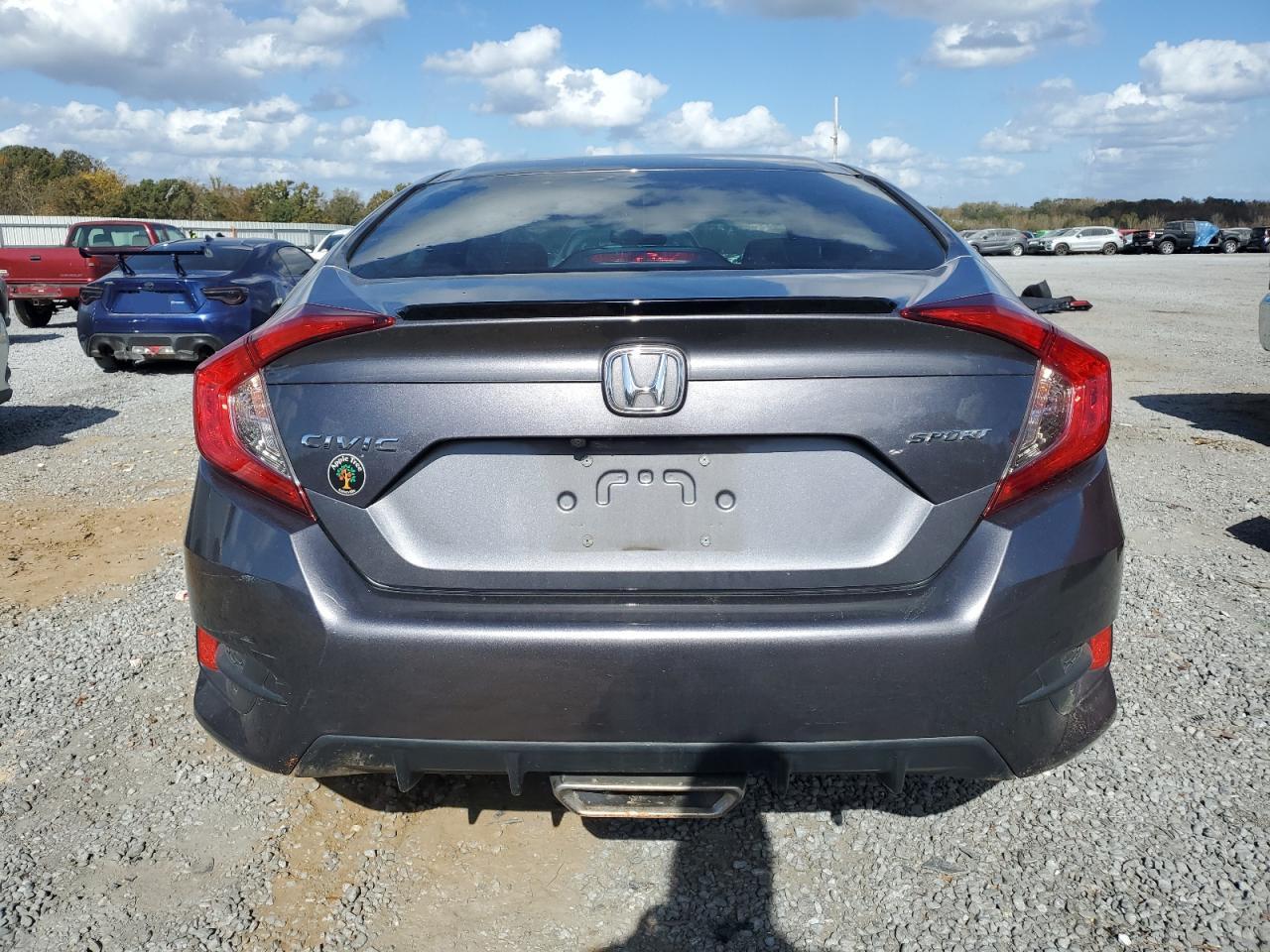 2019 Honda Civic VIN 2HGFC2F87KH563346 Copart auction photo, front end damage thumbnail 6