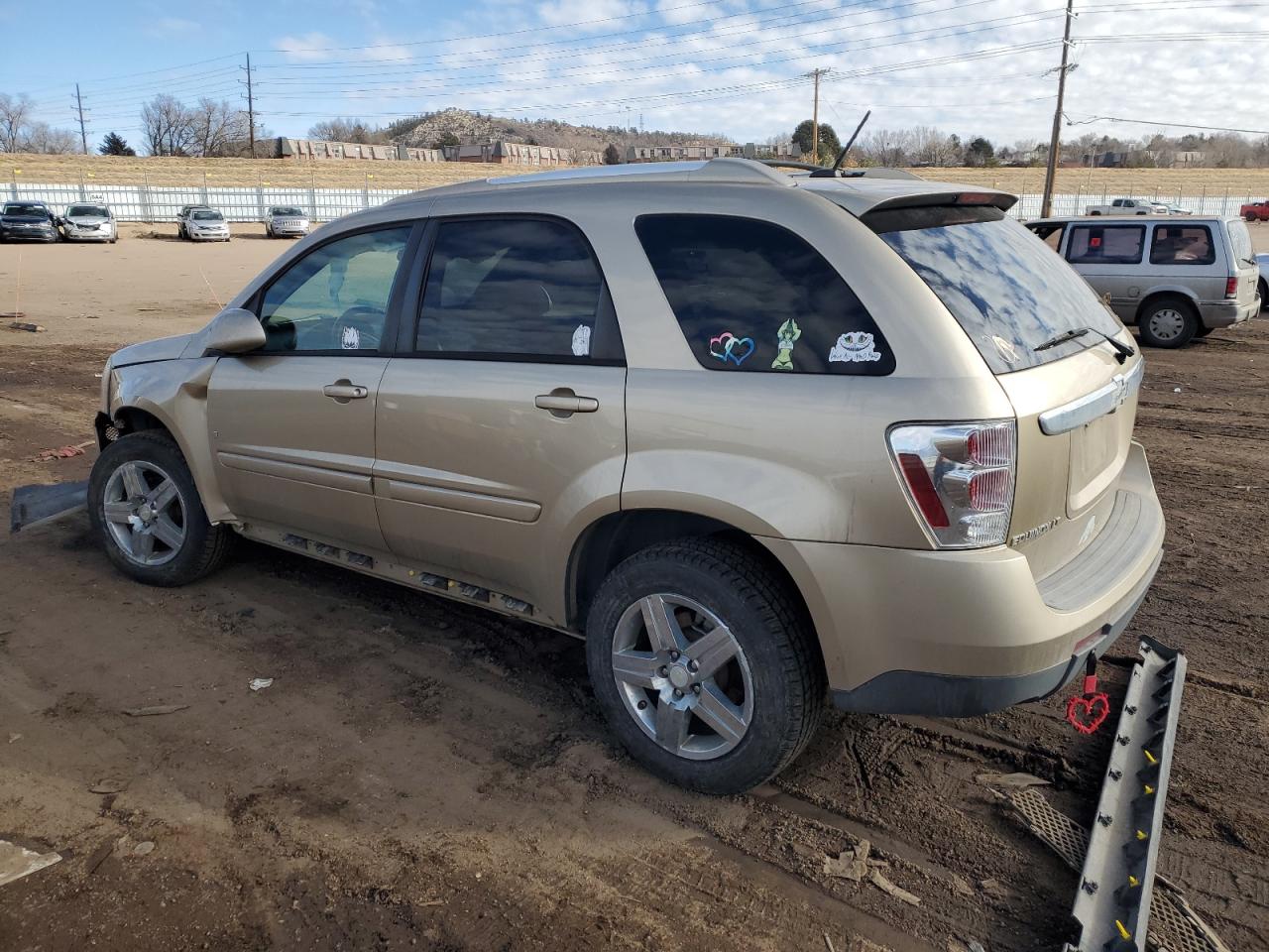 2007 Chevrolet Equinox VIN 2CNDL63F776246603 Copart auction photo, front end / side damage thumbnail 2
