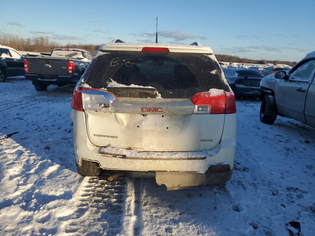 2012 GMC Terrain VIN 2GKFLTEKXC6397214 Copart auction photo, all over damage thumbnail 6