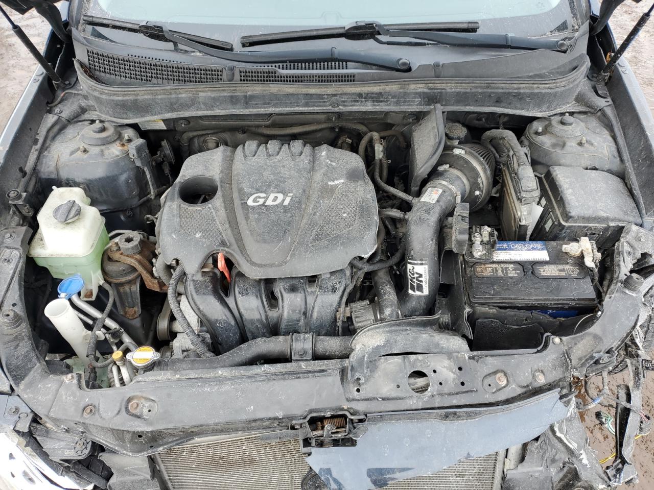 2011 Hyundai Sonata VIN 5NPEB4AC5BH101461 Copart auction photo, front end / rear end damage thumbnail 11