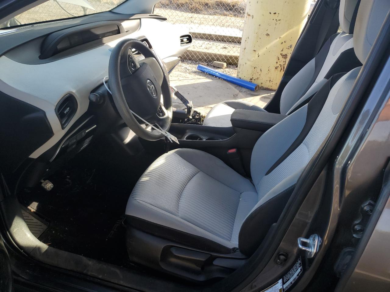2017 Toyota Prius VIN JTDKARFU1H3544229 Copart auction photo, front end / side damage thumbnail 7