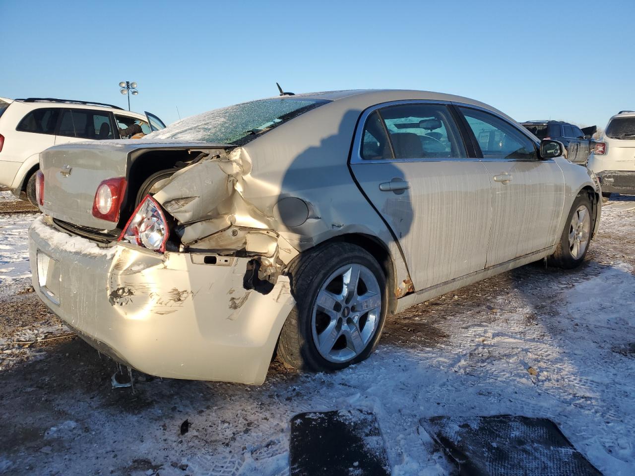 2009 Chevrolet Malibu VIN 1G1ZH57B29F122690 Copart auction photo, rear end / front end damage thumbnail 3