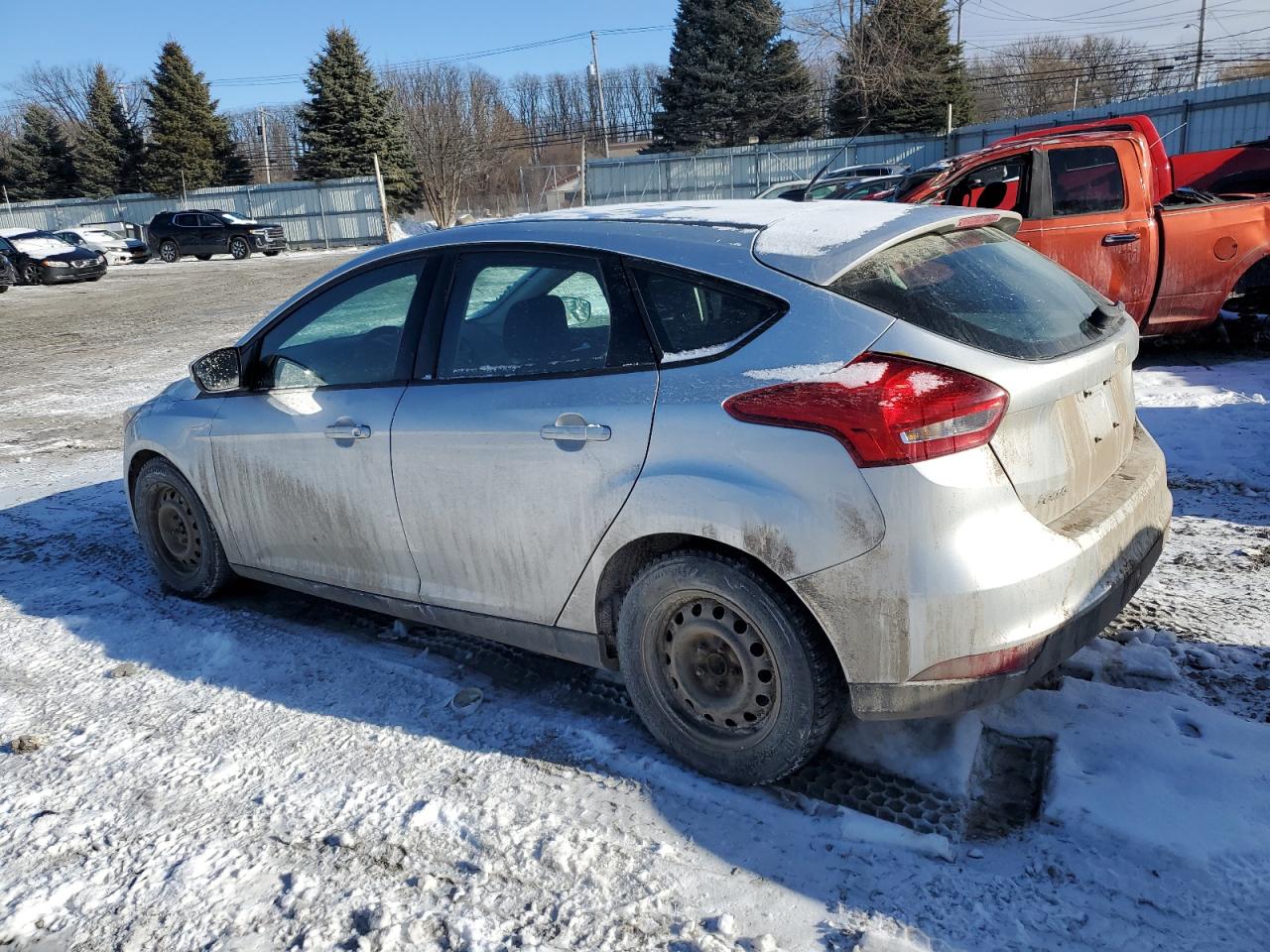 2017 Ford Focus VIN 1FADP3K23HL345245 Copart auction photo, front end / all over damage thumbnail 2