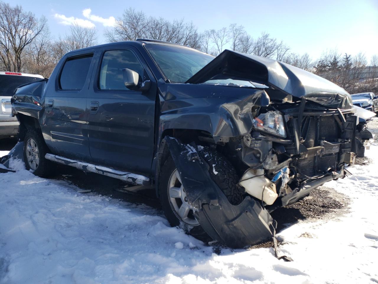 2007 Honda Ridgeline VIN 2HJYK16577H536676 Copart auction photo, front end / rear end damage thumbnail 4