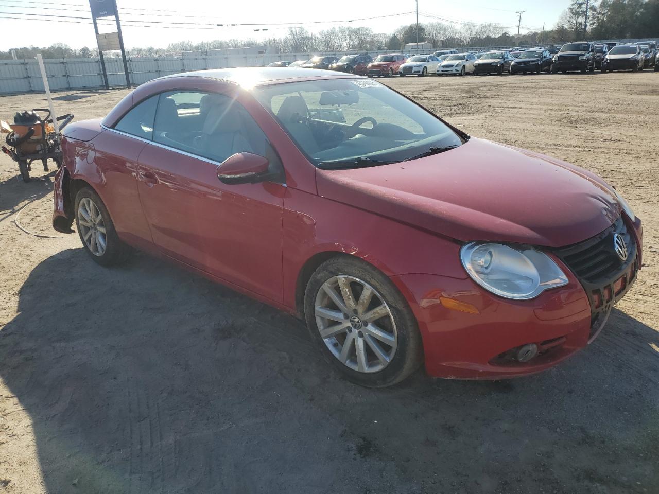 2010 Volkswagen Eos VIN WVWBA7AH9AV009738 Copart auction photo, front end / rear end damage thumbnail 4