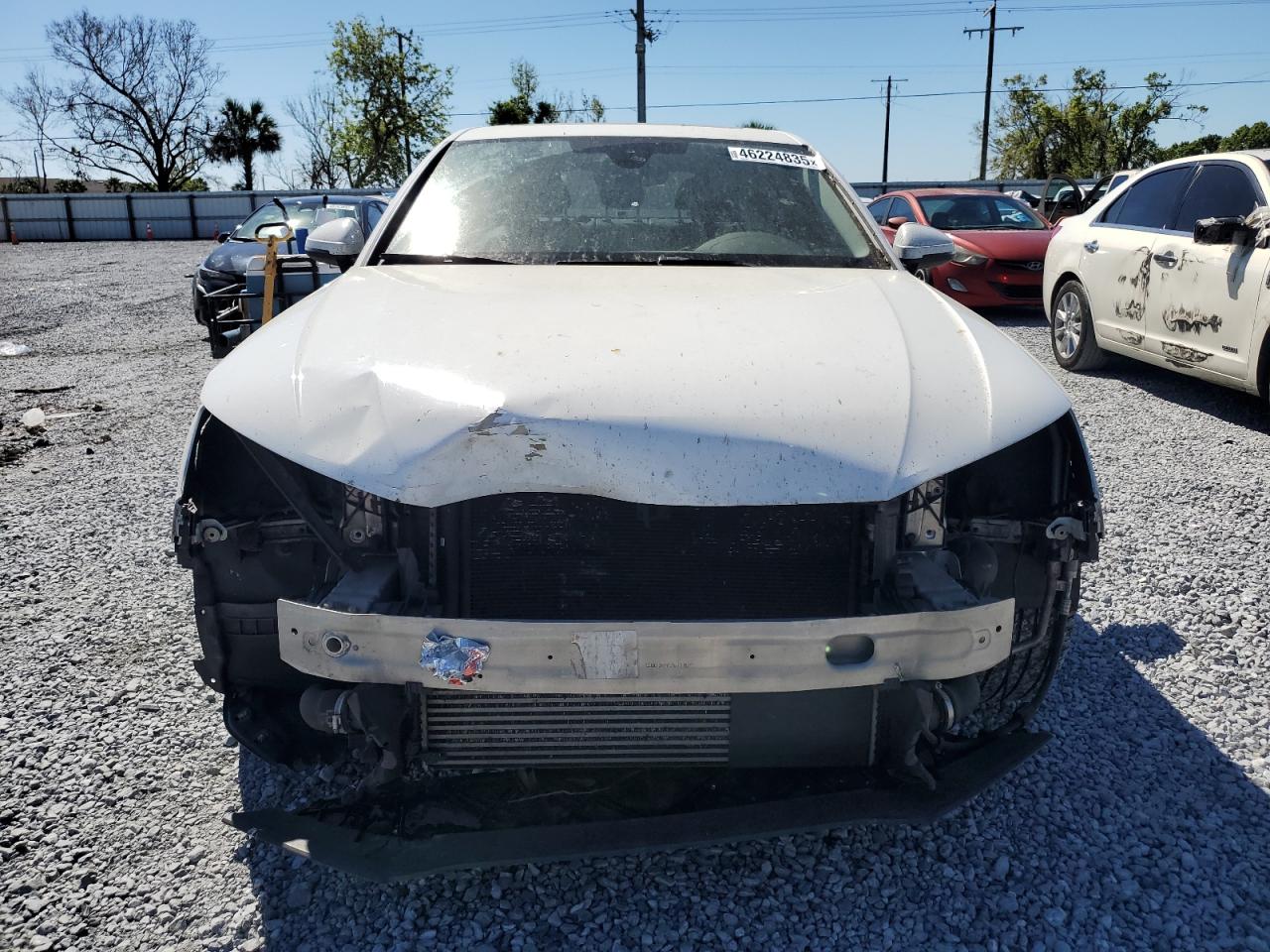 2017 Audi A4 VIN WAUANAF43HN006747 Copart auction photo, front end damage thumbnail 5