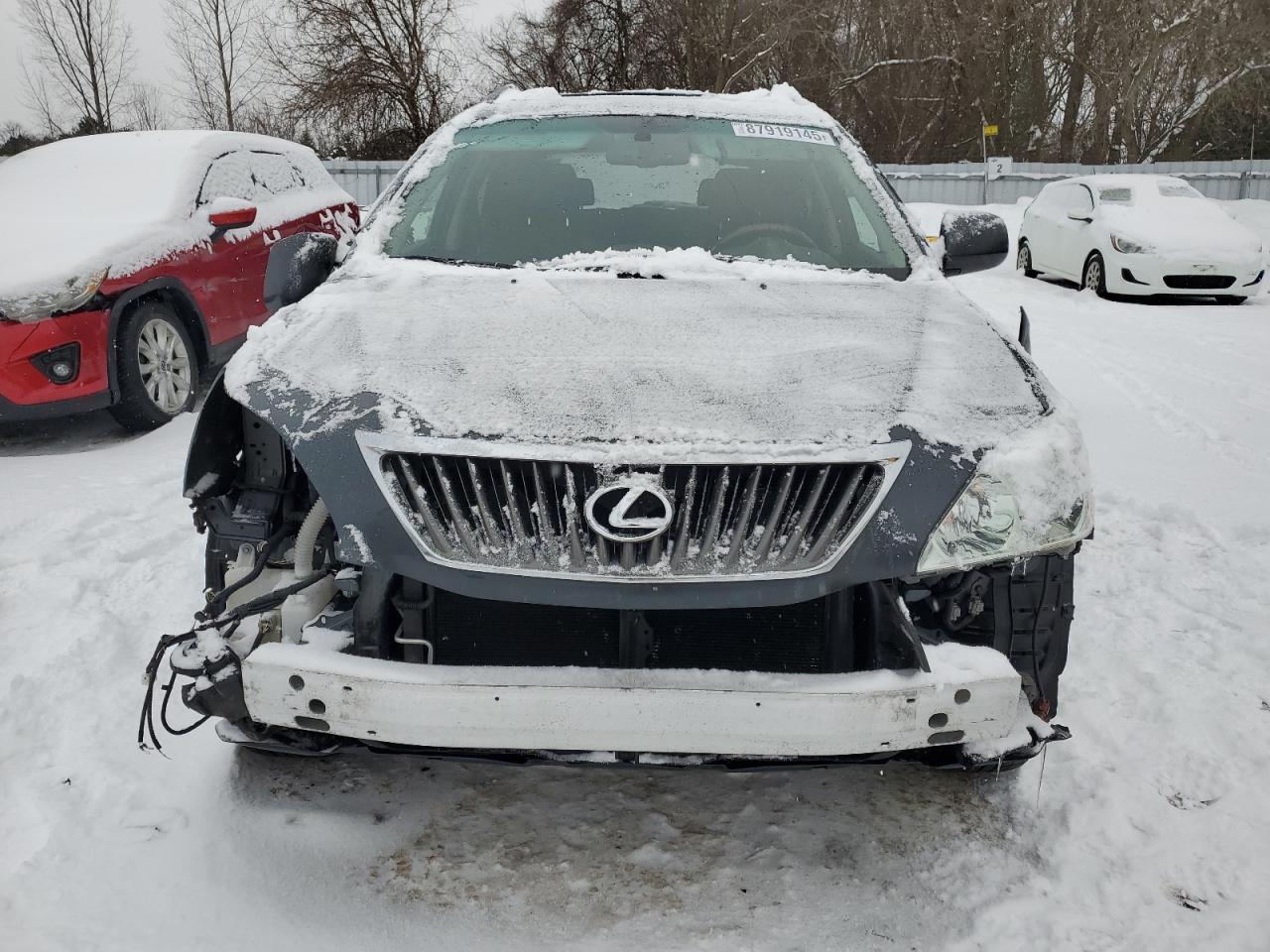 2008 Lexus RX VIN JTJHK31U282040352 Copart auction photo, front end / side damage thumbnail 5