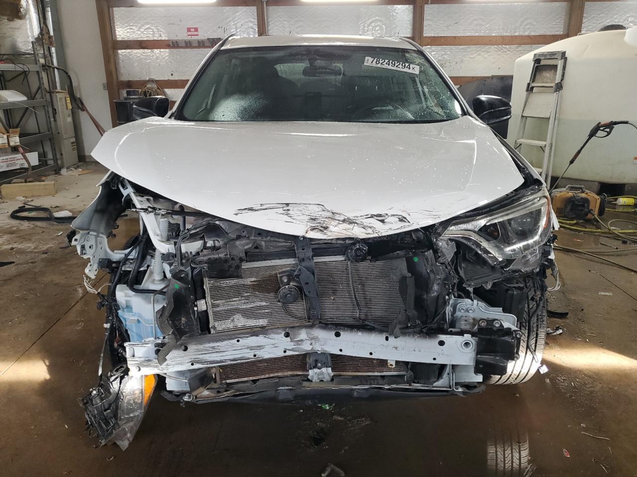 2018 Toyota RAV 4 VIN JTMBFREV0JJ185632 Copart auction photo, front end damage thumbnail 5
