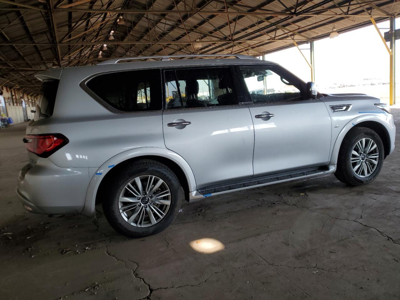 2019 Infiniti QX80 VIN JN8AZ2NE4K9230394 Copart auction photo, front end / rear end damage thumbnail 3