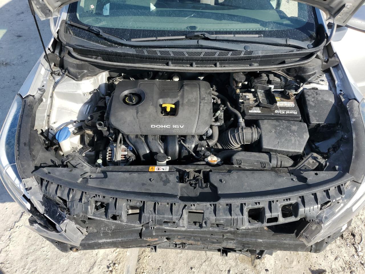 2018 KIA Forte VIN 3KPFK4A73JE211855 Copart auction photo, front end / minor dent/scratches damage thumbnail 13