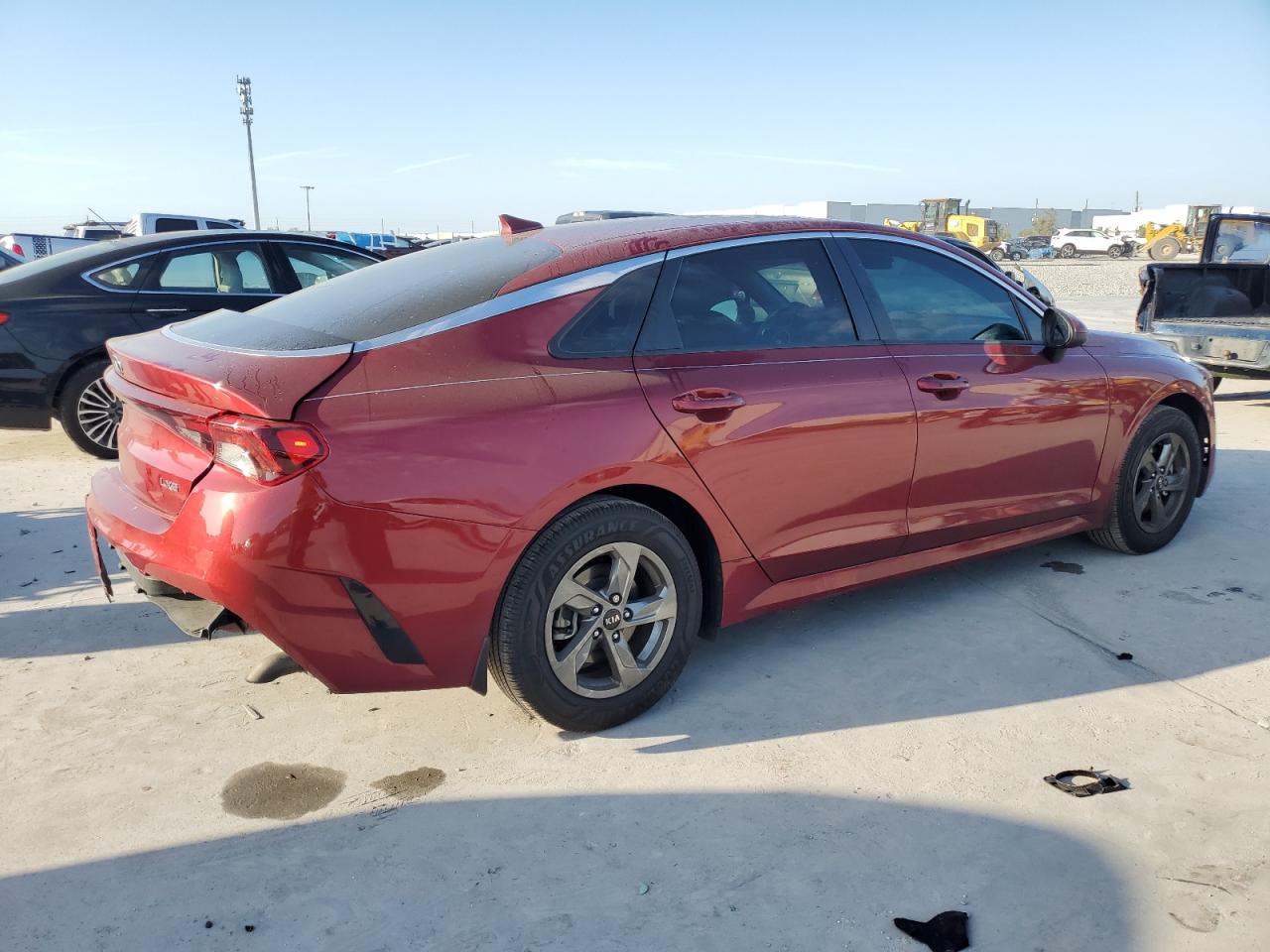 2021 KIA K5 VIN 5XXG14J2XMG024765 Copart auction photo, rear end damage thumbnail 3
