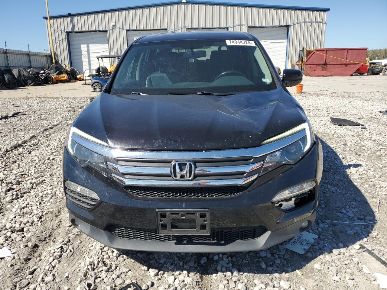2017 Honda Pilot VIN 5FNYF6H51HB010201 Copart auction photo, all over damage thumbnail 5