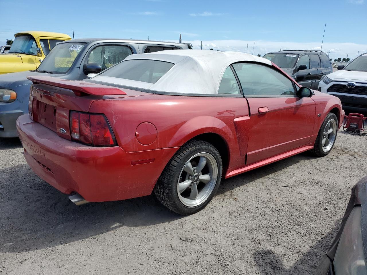 2002 Ford Mustang VIN 1FAFP45X82F130424 Copart auction photo, water/flood damage thumbnail 3