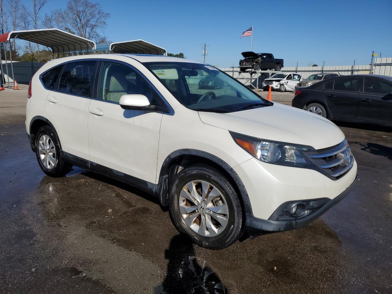 2014 Honda CR-V VIN 5J6RM3H50EL043590 Copart auction photo, rear end damage thumbnail 4