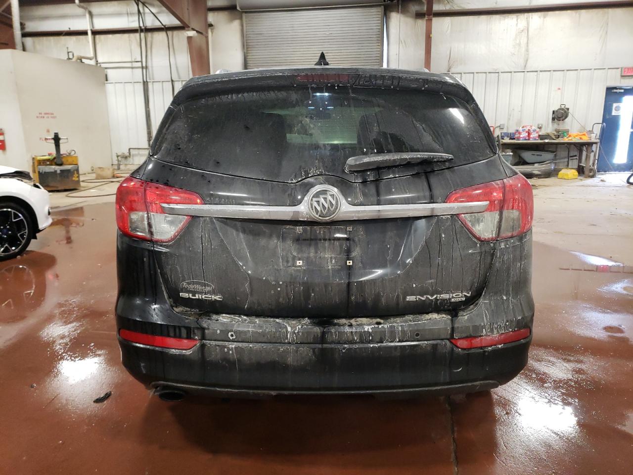 2017 Buick Envision VIN LRBFXDSAXHD045520 Copart auction photo, front end / side damage thumbnail 6