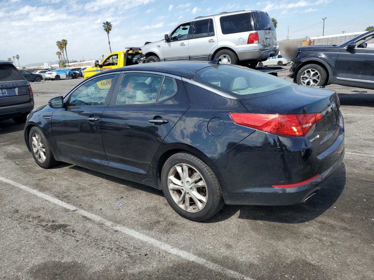 2013 KIA Optima VIN 5XXGM4A7XDG115957 Copart auction photo, vandalism damage thumbnail 2