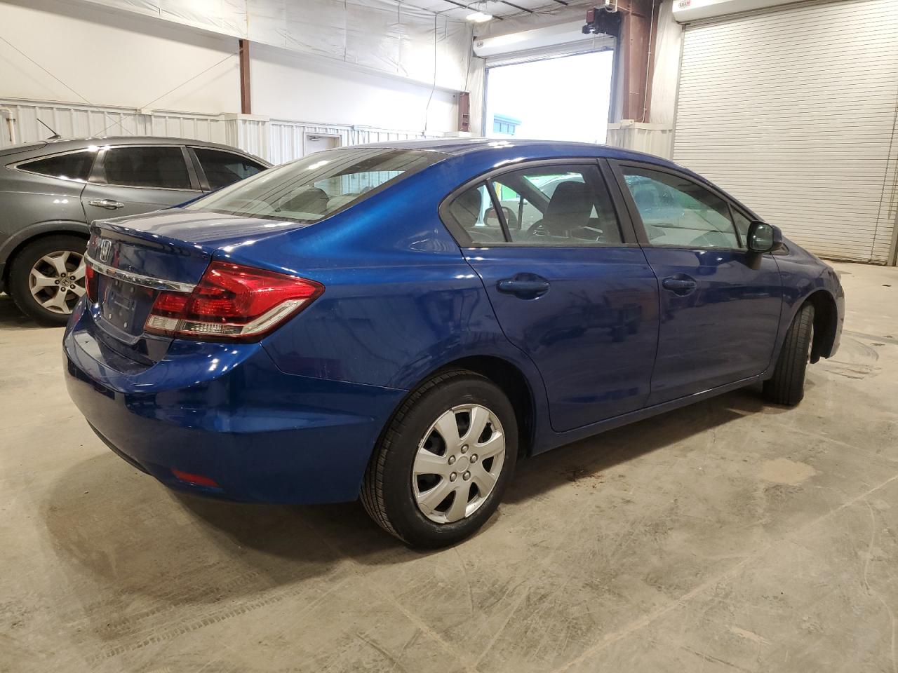 2013 Honda Civic VIN 19XFB2F54DE065787 Copart auction photo, rear end / minor dent/scratches damage thumbnail 3