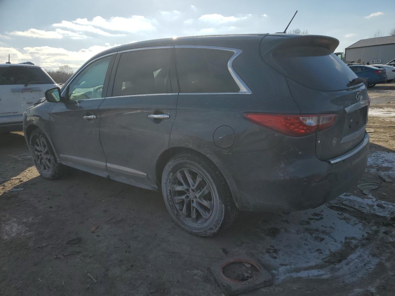 2013 Infiniti JX VIN 5N1AL0MM3DC320194 Copart auction photo, front end / side damage thumbnail 2