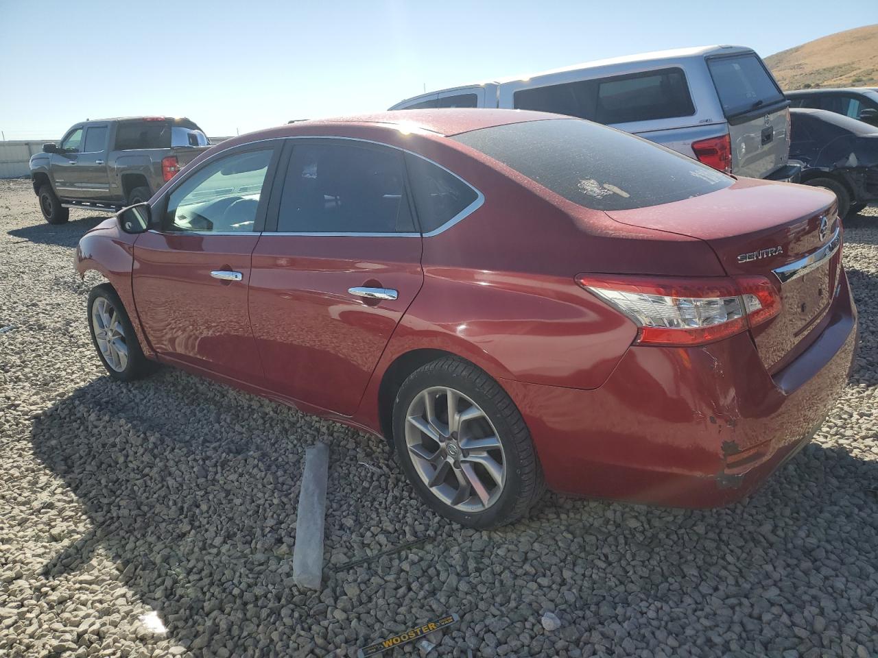2014 Nissan Sentra VIN 3N1AB7AP5EL627065 Copart auction photo, front end damage thumbnail 2