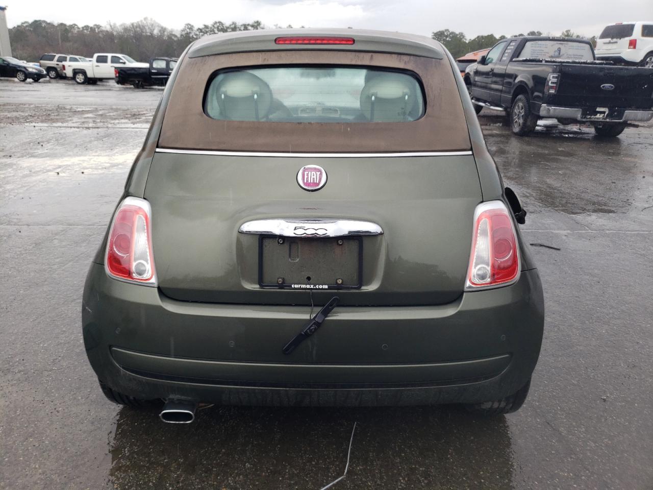 2013 Fiat 500 VIN 3C3CFFDR1DT711226 Copart auction photo, mechanical damage thumbnail 6