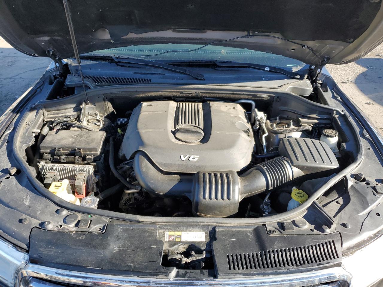 2014 Dodge Durango VIN 1C4RDJAG1EC597792 Copart auction photo, rear end damage thumbnail 12