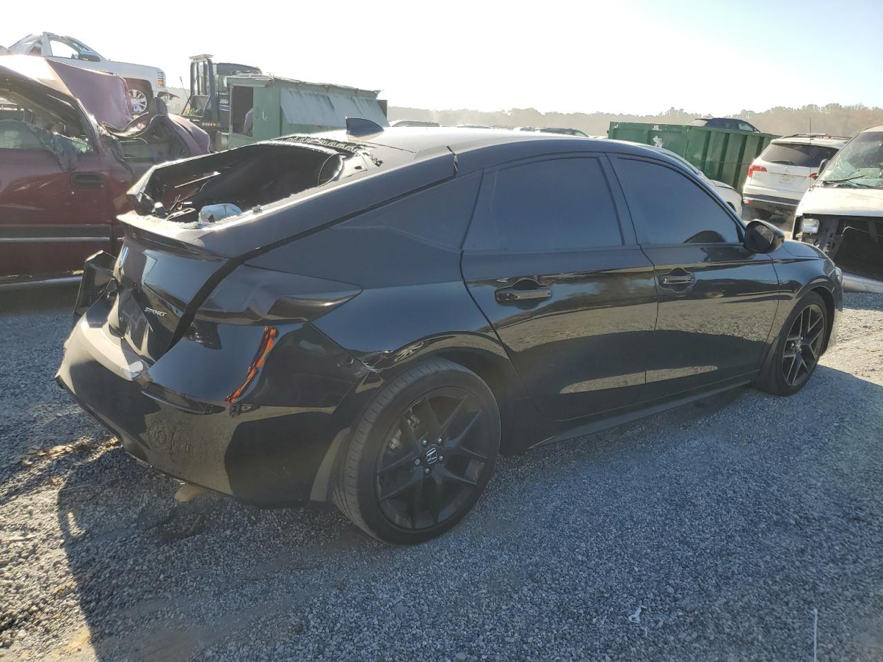 2023 Honda Civic VIN 19XFL2H88PE025415 Copart auction photo, rear end damage thumbnail 3