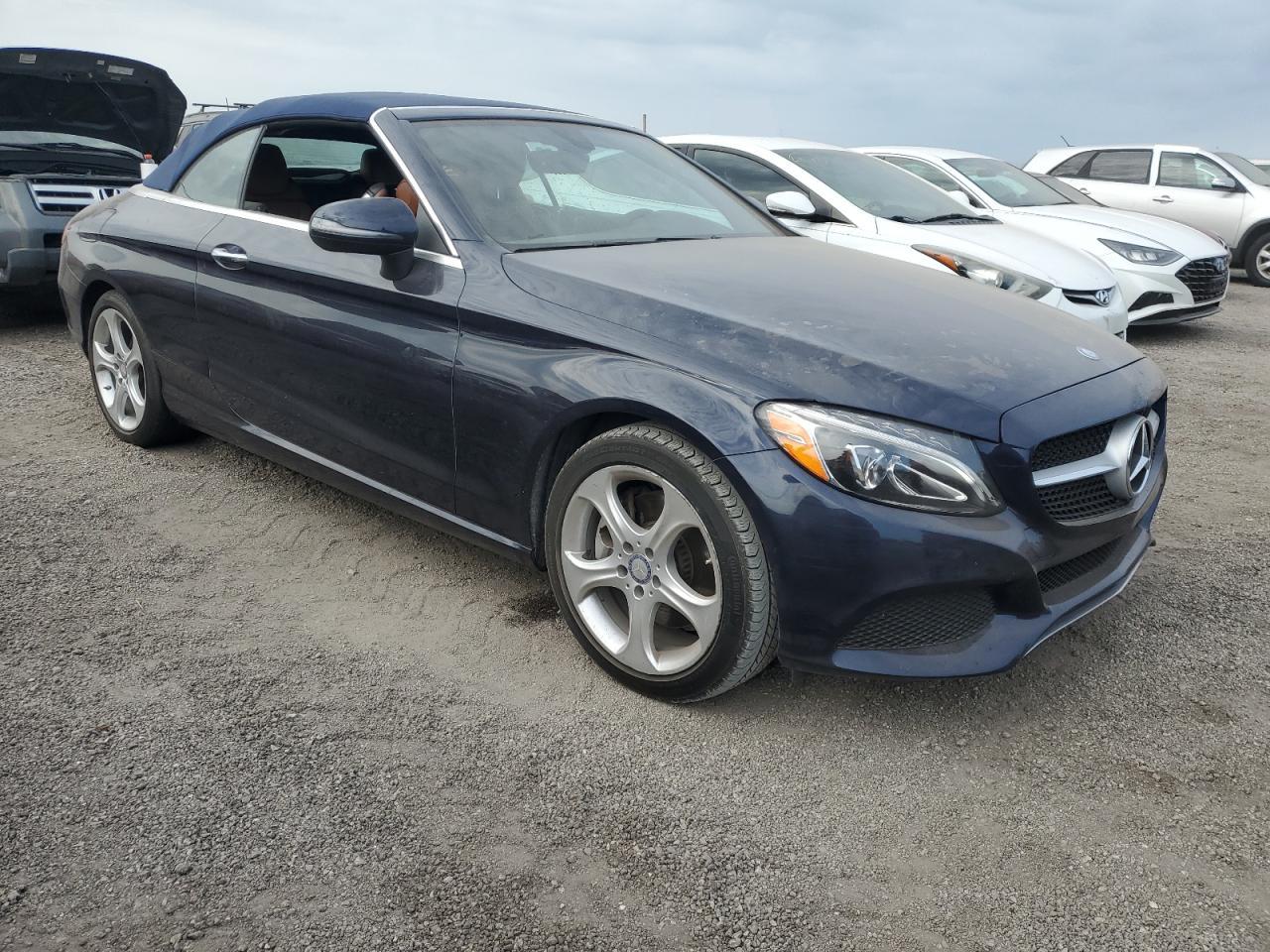 2017 Mercedes-Benz C-klasse VIN WDDWK4JB4HF470459 Copart auction photo, water/flood damage thumbnail 4