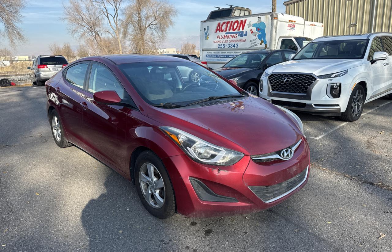 2015 Hyundai Elantra VIN 5NPDH4AE7FH646465