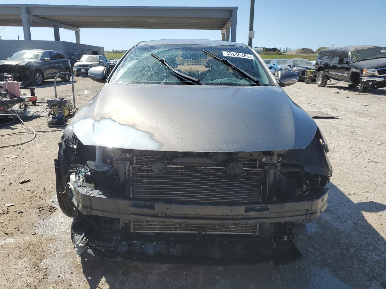 2015 KIA Optima VIN 5XXGN4A7XFG492112 Copart auction photo, front end / minor dent/scratches damage thumbnail 5