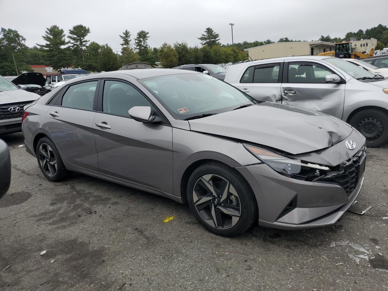 2023 Hyundai Elantra VIN KMHLS4AG7PU488016 Copart auction photo, rear end / front end damage thumbnail 4