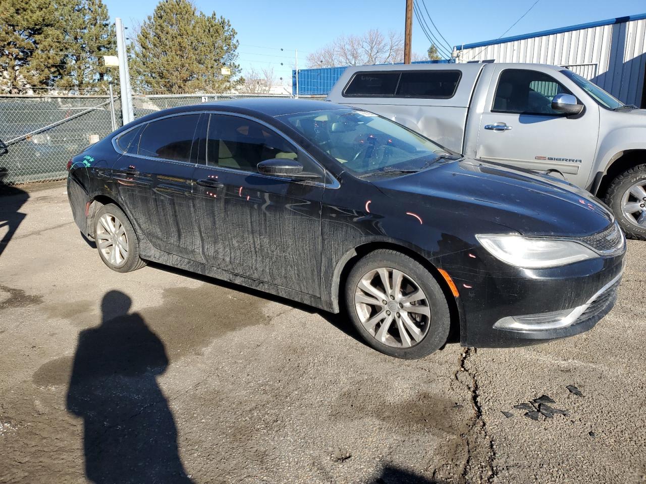 2015 Chrysler 200 VIN 1C3CCCAB5FN659360 Copart auction photo, rear end damage thumbnail 4