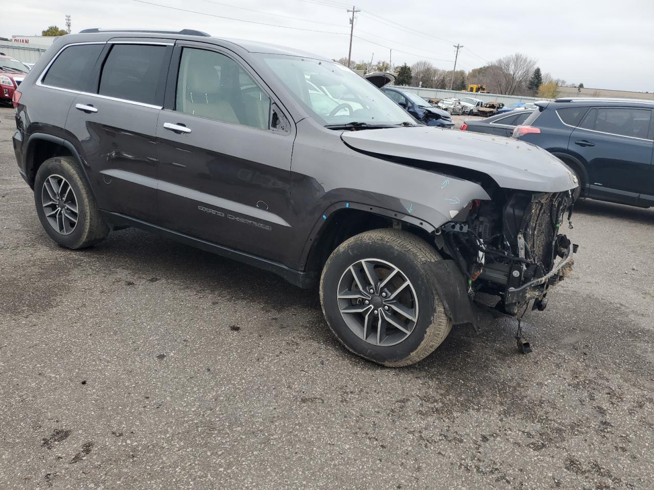 2019 Jeep Grand Cherokee VIN 1C4RJFBT7KC620148 Copart auction photo, front end damage thumbnail 4