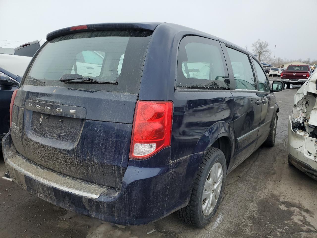 2014 Dodge Caravan VIN 2C4RDGBG9ER248226 Copart auction photo, all over damage thumbnail 3
