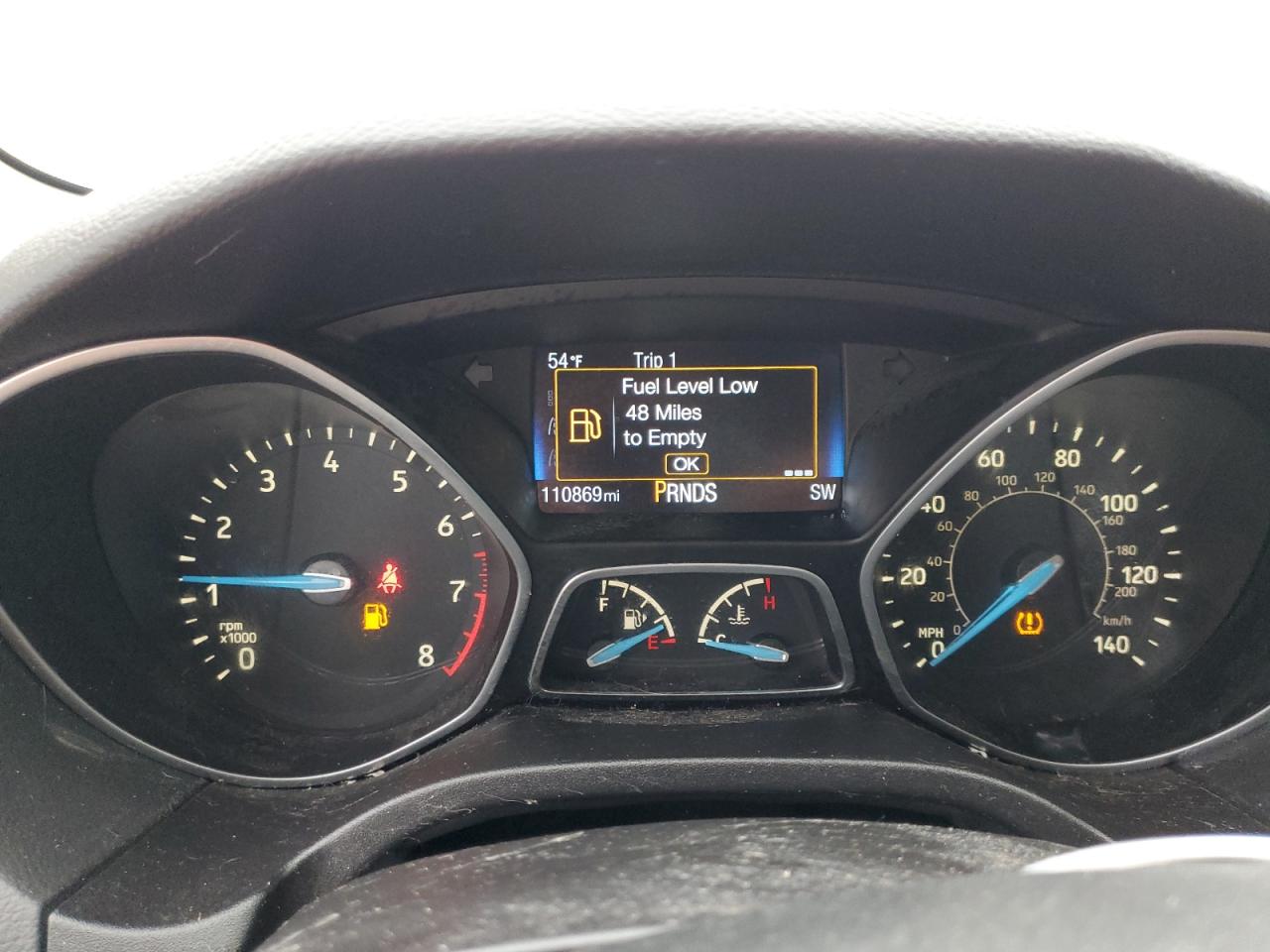 2016 Ford Focus VIN 1FADP3K22GL244115 Copart auction photo, side / front end damage thumbnail 9