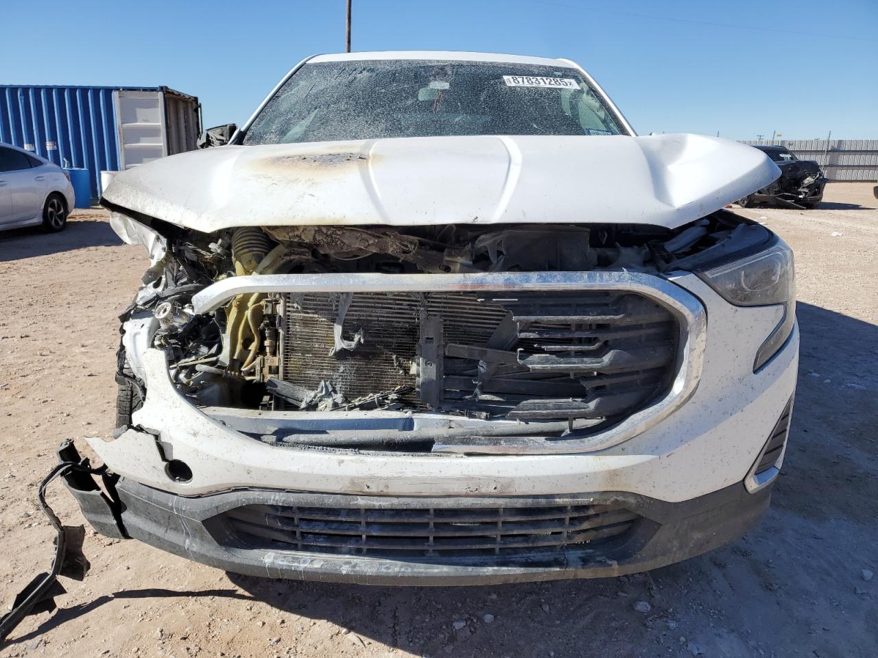 2019 GMC Terrain VIN 3GKALMEV5KL165740 Copart auction photo, burn - engine damage thumbnail 5