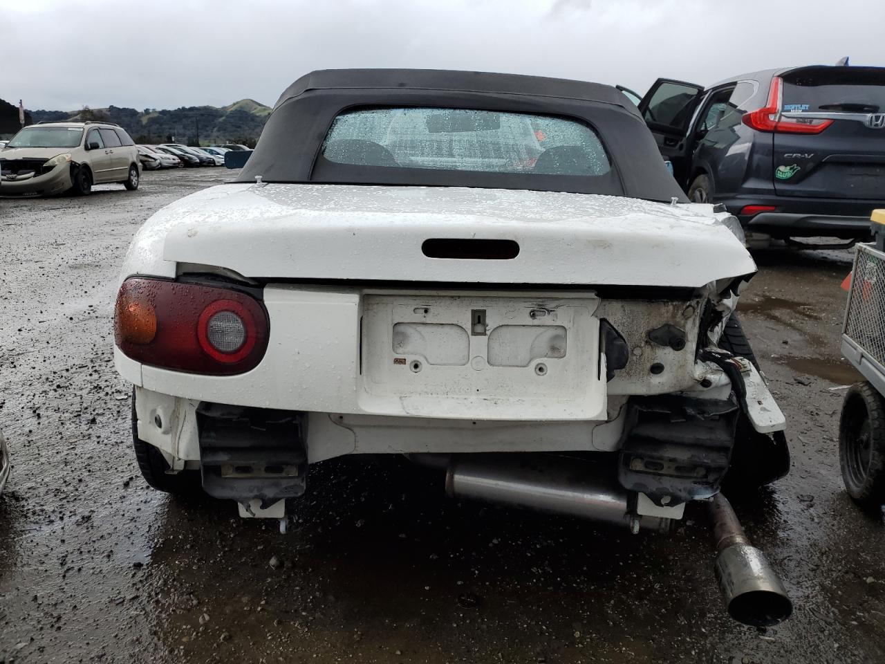 1992 Mazda MX-5 VIN JM1NA3516N1325114 Copart auction photo, rear end / front end damage thumbnail 6