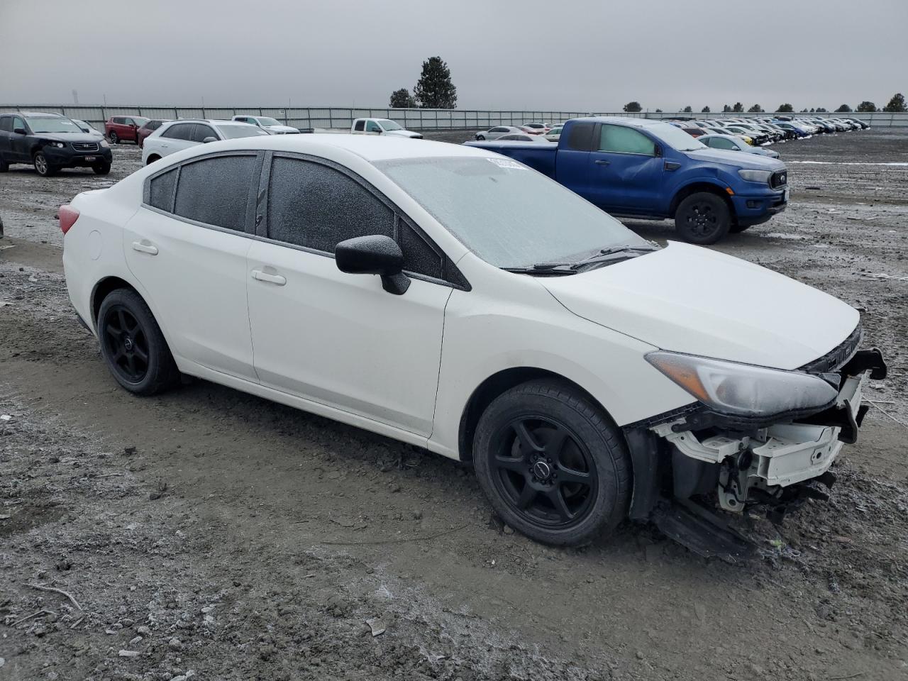 2018 Subaru Impreza VIN 4S3GKAA63J3603591 Copart auction photo, front end / side damage thumbnail 4