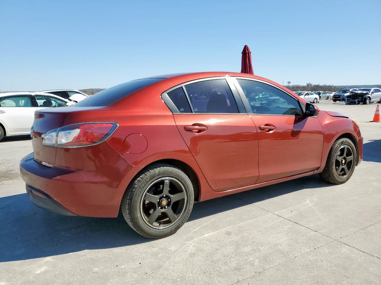 2010 Mazda 3 VIN JM1BL1SG3A1194017 Copart auction photo, front end damage thumbnail 3