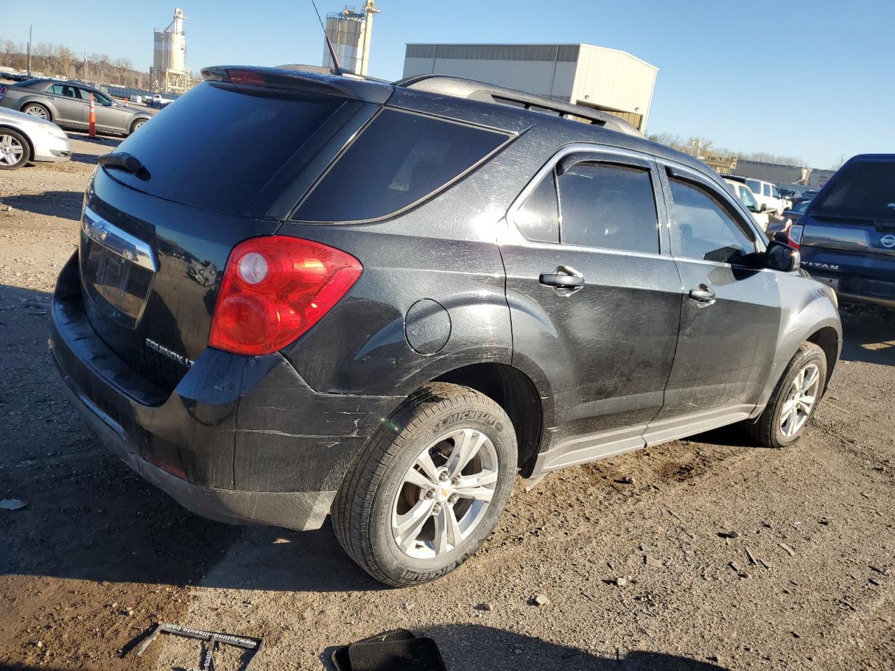 2012 Chevrolet Equinox VIN 2GNALPEK1C6310613 Copart auction photo, side damage thumbnail 3