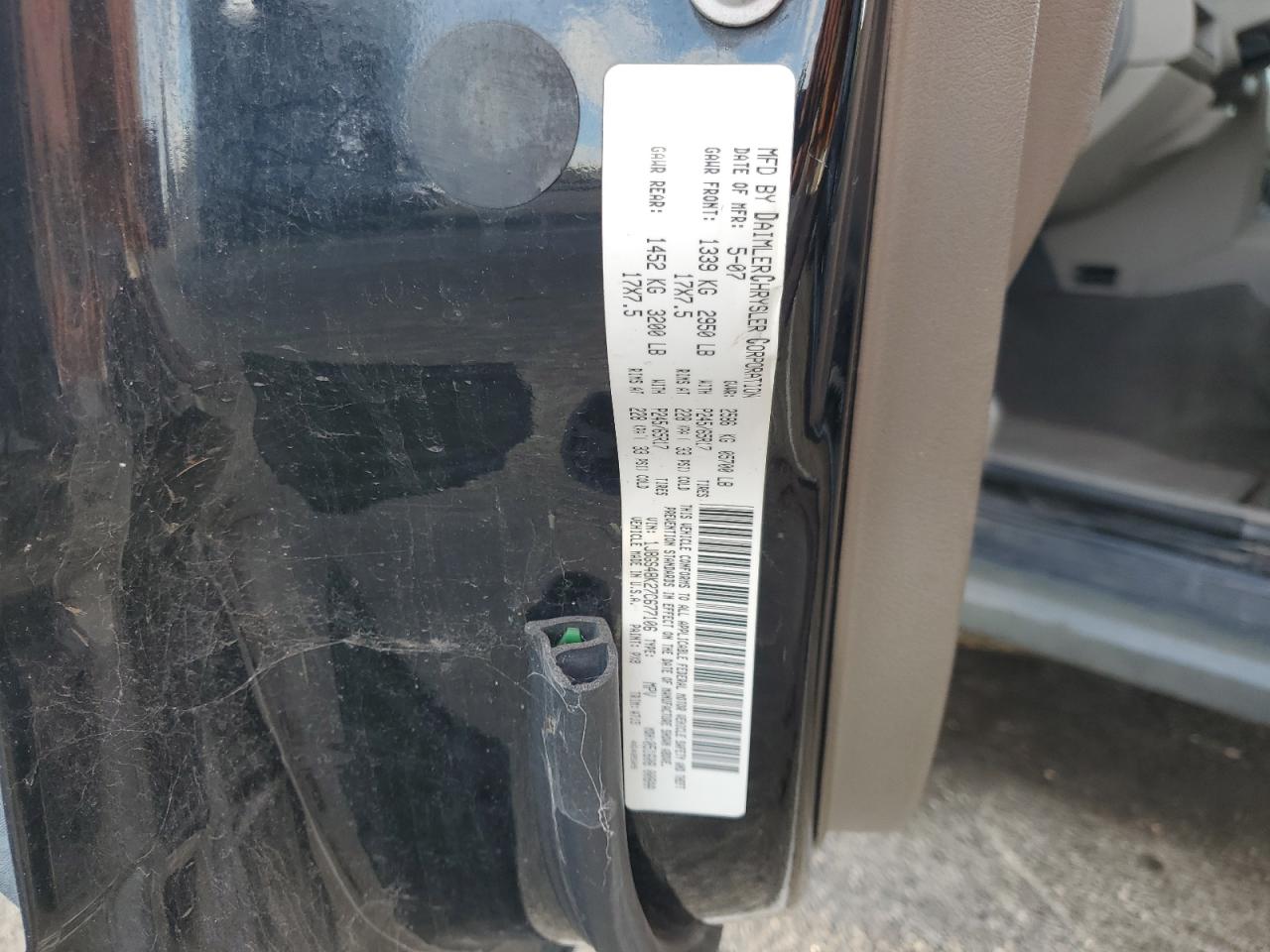 2007 Jeep Grand Cherokee VIN 1J8GS48K27C677106 Copart auction photo, front end / minor dent/scratches damage thumbnail 13