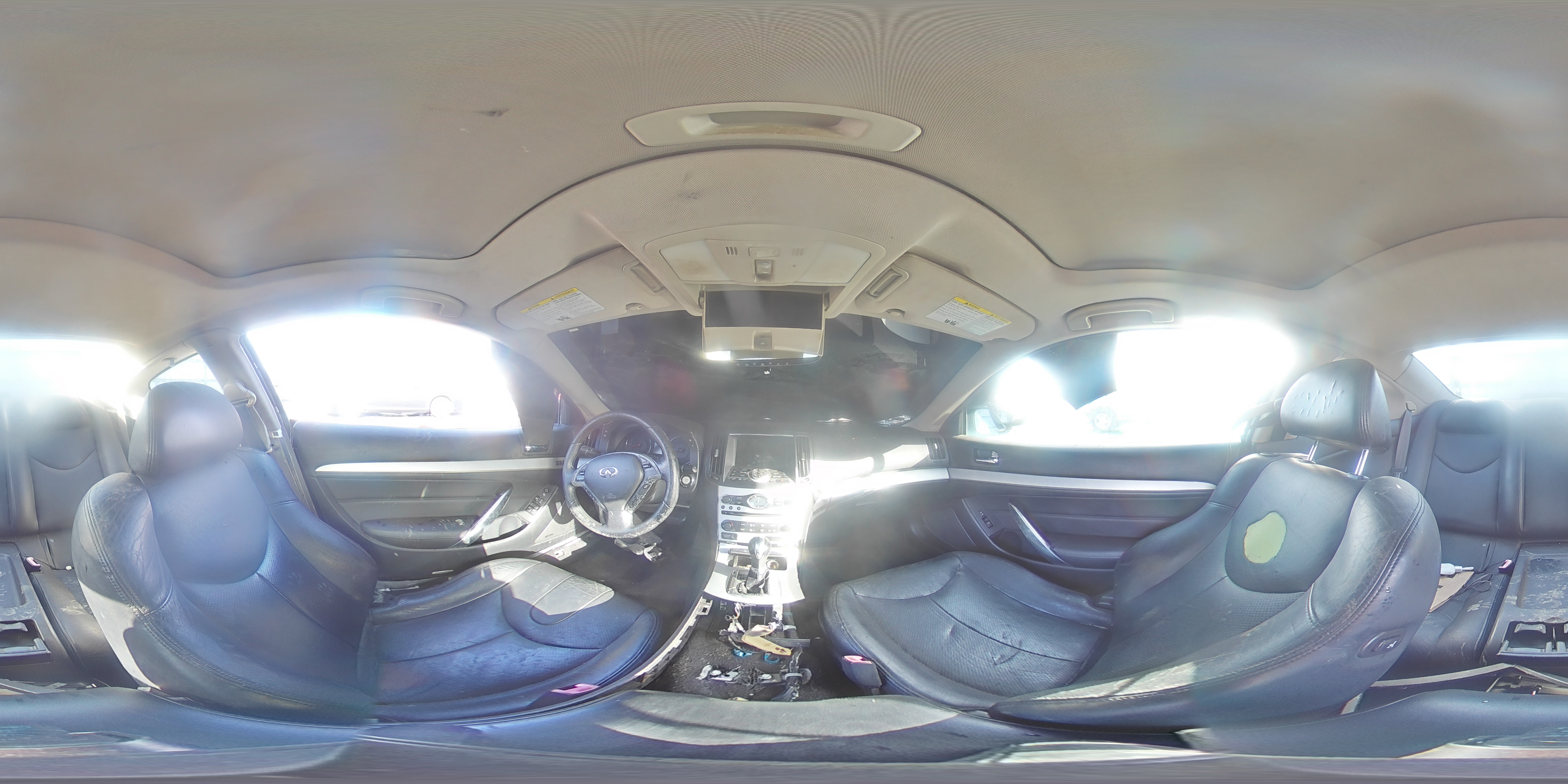 2008 Infiniti G VIN JNKCV64E18M113952 Copart auction photo, stripped damage thumbnail 12