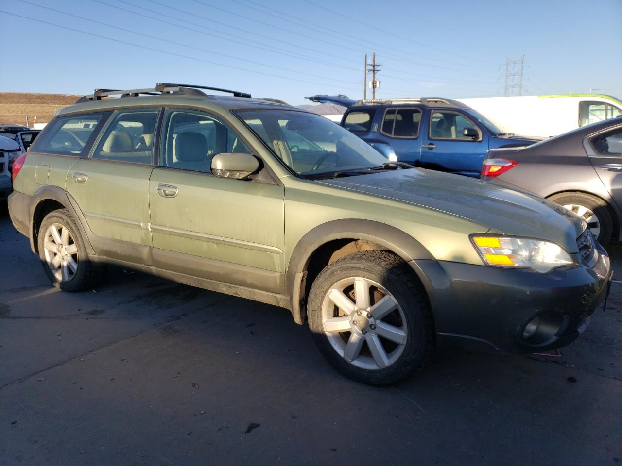 2006 Subaru Legacy VIN 4S4BP61C667355931 Copart auction photo, side / hail damage thumbnail 4
