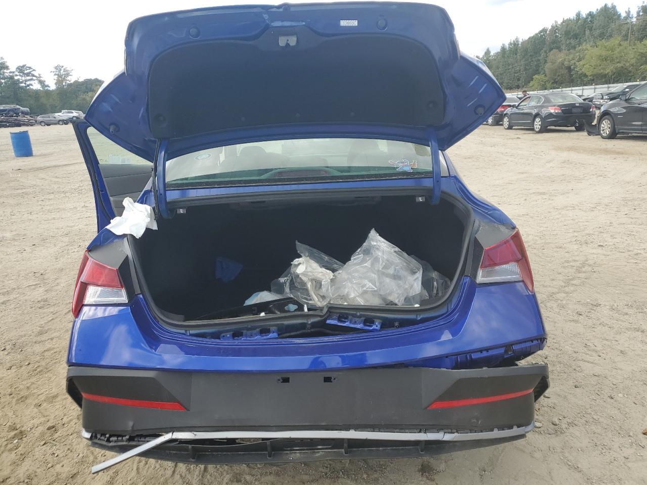 2024 Hyundai Elantra VIN KMHLM4DG1RU671162 Copart auction photo, rear end damage thumbnail 6