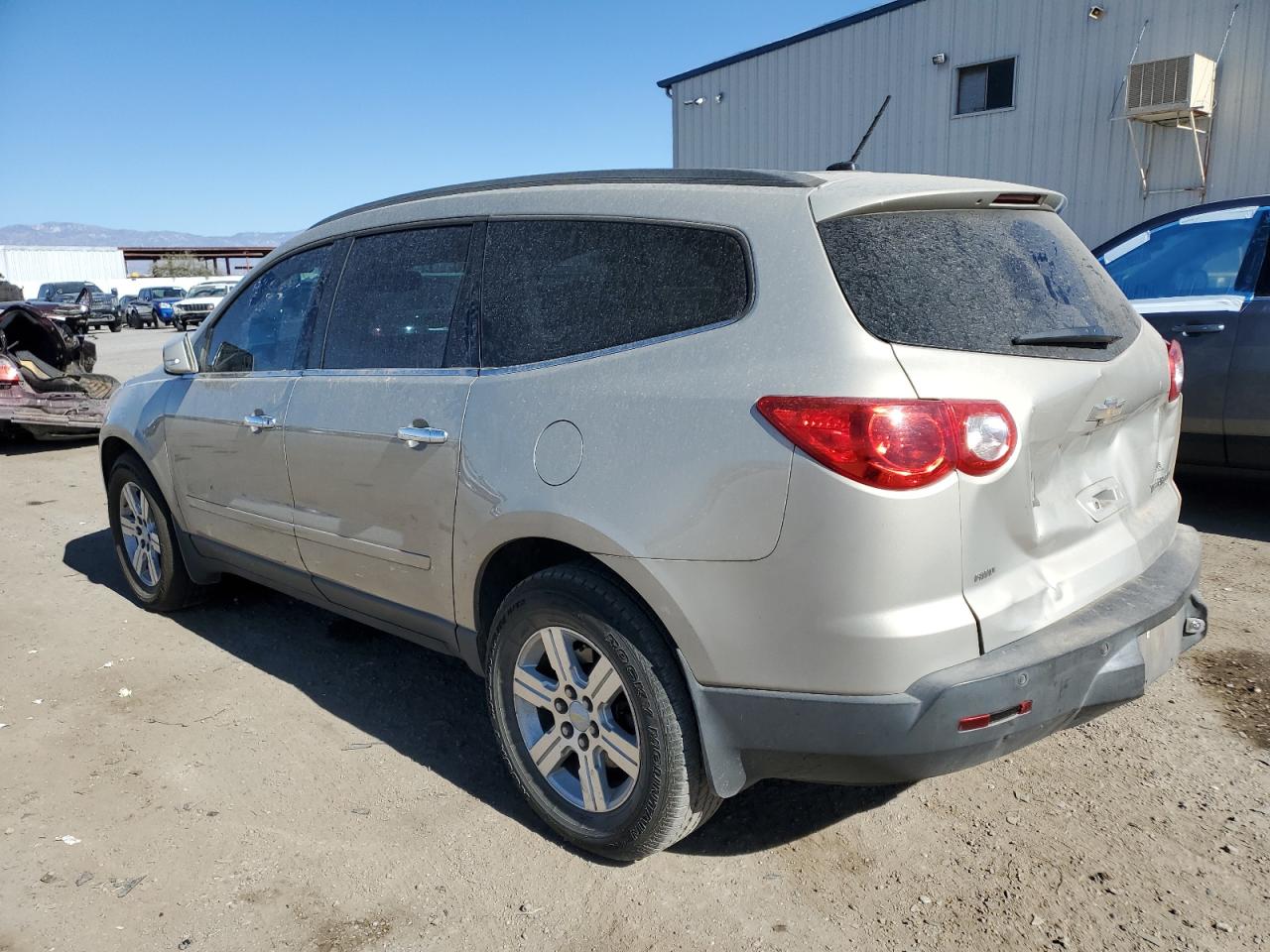 2010 Chevrolet Traverse VIN 1GNLVFED8AJ205663 Copart auction photo, rear end damage thumbnail 2