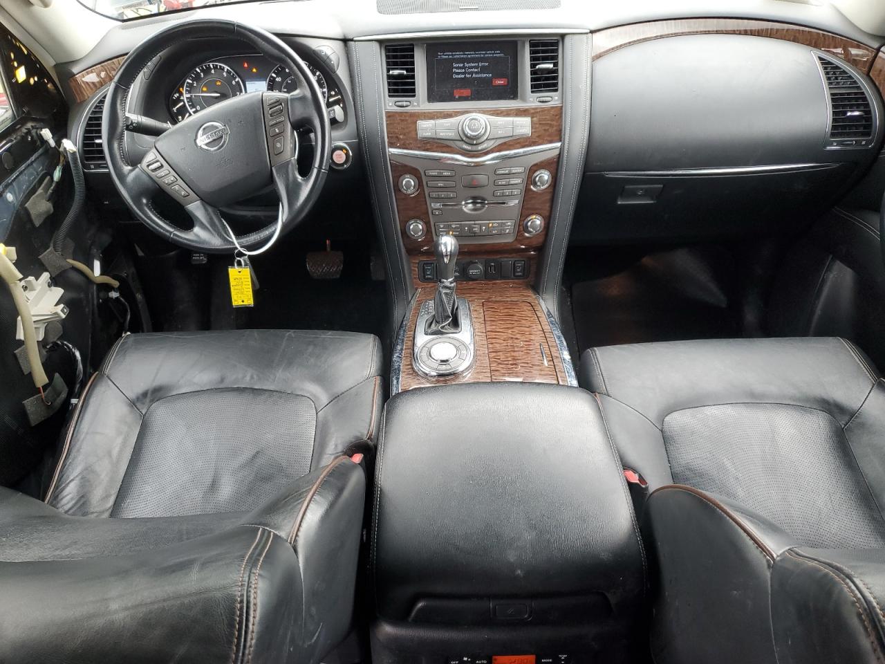 2020 Nissan Armada VIN JN8AY2ND0LX017515 Copart auction photo, front end / side damage thumbnail 8
